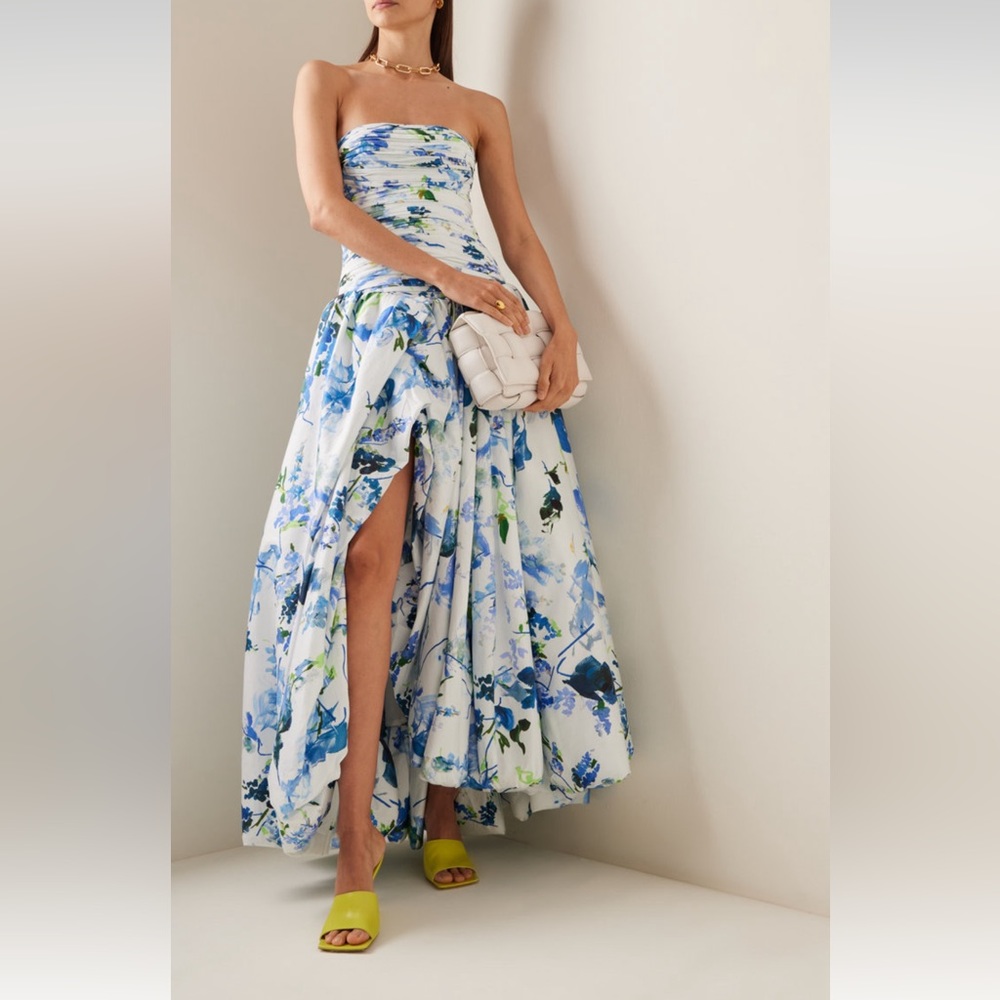 AJE Violette Bubble Hem Gown